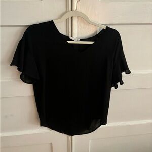 Lush size small black top